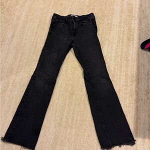 Women's Zara Black Flared Jeans